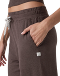 Halo Essential Wide Leg Trousers in Java Heather