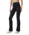 Halo Slim Flare Trousers in Black Heather