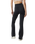 Halo Slim Flare Trousers in Black Heather