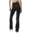 Halo Slim Flare Trousers in Black Heather