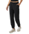 The Vuori Womens Boyfriend Joggers in Black Heather