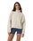 Alpine Zip Fleece Jacket in Bone
