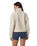 Alpine Zip Fleece Jacket in Bone