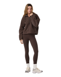 Alpine Zip Fleece Jacket in Java