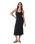 Halo Racerback Dress in Solid Black