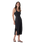 Halo Racerback Dress in Solid Black