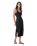 Halo Racerback Dress in Solid Black