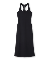 Halo Racerback Dress in Solid Black