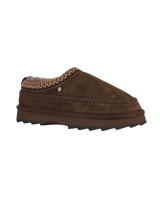 The Emu Womens Sharky Adventure Scuff Slippers in Chocolate
