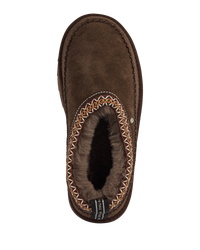The Emu Womens Sharky Adventure Scuff Slippers in Chocolate