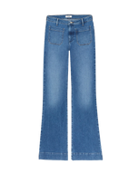 The Wrangler Womens Flare Jeans in Raven