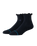 The Stance Womens Ruffle Icon Quarter Socks in Black