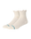 The Stance Womens Ruffle Icon Quarter Crew Socks in Ivory