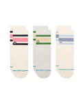 The Stance Womens Womens Boyd Quarter Socks (3 Pack) in Ivory