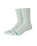 Rolled Solid Crew Socks in Pale Blue