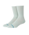 Rolled Solid Crew Socks in Pale Blue