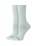 Rolled Solid Crew Socks in Pale Blue