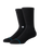 Icon Womens Crew Socks (3 Pack) in Black