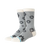 The Stance Womens Floral Stitch Crew Socks in Ivory