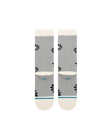 The Stance Womens Floral Stitch Crew Socks in Ivory