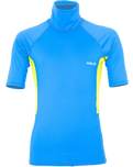 The Alder Boys Cruz Rash Vest in Light Blue
