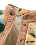 The Passenger Womens Clover Sherpa Fleece Jacket in Sun Patch Simply Taupe