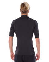 Thermopro Short Sleeved Rash Vest in Black