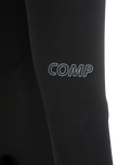 Comp 5/4mm Chest Zip Wetsuit in Black/Black