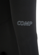 Comp 5/4mm Chest Zip Wetsuit in Black/Black