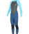 The Alder Girls Impact 3/2mm Wetsuit in Cyan