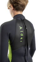 Boys Impact 3/2mm Back Zip Wetsuit in Green