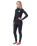 The Rip Curl Womens Womens Dawn Patrol 5/3mm Back Zip Wetsuit (2022) in Black