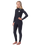 The Rip Curl Womens Dawn Patrol 4/3mm Back Zip Wetsuit (2020) in Black