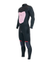 Torch FX 5/4mm Chest Zip Wetsuit in Black & Blue Night