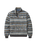 Take It Easy Fleece Jacket in Geo Stripe Faded Black