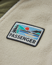 Alexander 2.0 1/4 Zip Fleece Jacket in Vintage White