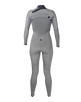 Womens Comp 3/2mm Chest Zip Wetsuit in Black