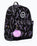 The Hype Glitter Scribble Heart Backpack in Black & Purple