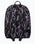 The Hype Glitter Scribble Heart Backpack in Black & Purple