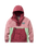 The Passenger Womens Alexander 1/4 Zip Fleece Jacket in Pink Haze