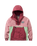 The Passenger Womens Alexander 1/4 Zip Fleece Jacket in Pink Haze
