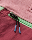 The Passenger Womens Alexander 1/4 Zip Fleece Jacket in Pink Haze