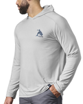 Hooded T-Shirt in Gray