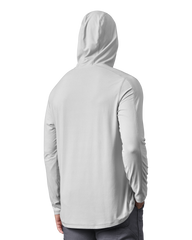 Hooded T-Shirt in Gray