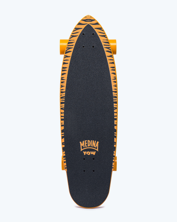 The Yow Medina Bengal 33" Skateboard in Mustard