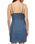 Angel Eyes Denim Mini Dress in Medium Indigo