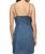 Angel Eyes Denim Mini Dress in Medium Indigo