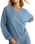 Daydream Silky Rib Top in Oceanic Blue