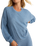 Daydream Silky Rib Top in Oceanic Blue