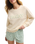 Vacay Sweatshirt in Vanilla Ice